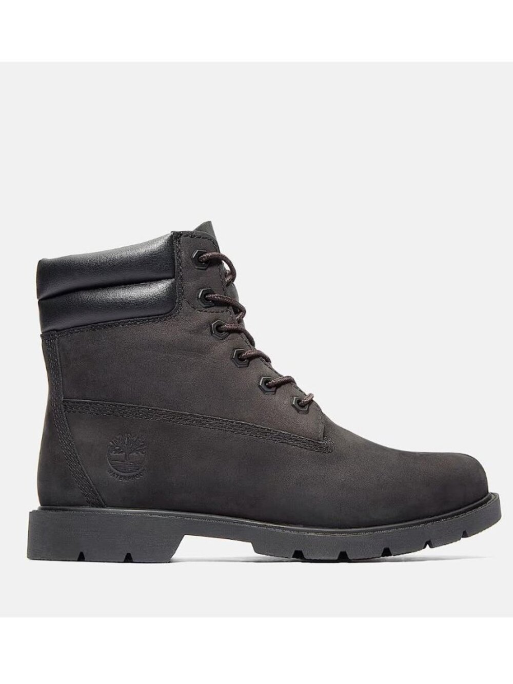 TIMBERLAND Women's Linden Woods 6-Inch Waterproof Boot Size 6.5 in Black
